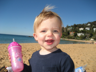 I don't care if it is pink, I like this cup.  Check out the scenery.