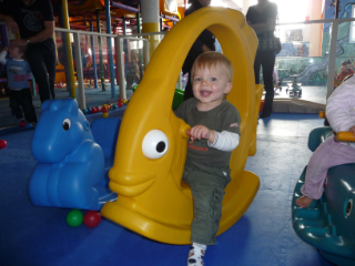 Fun at an indoor playground